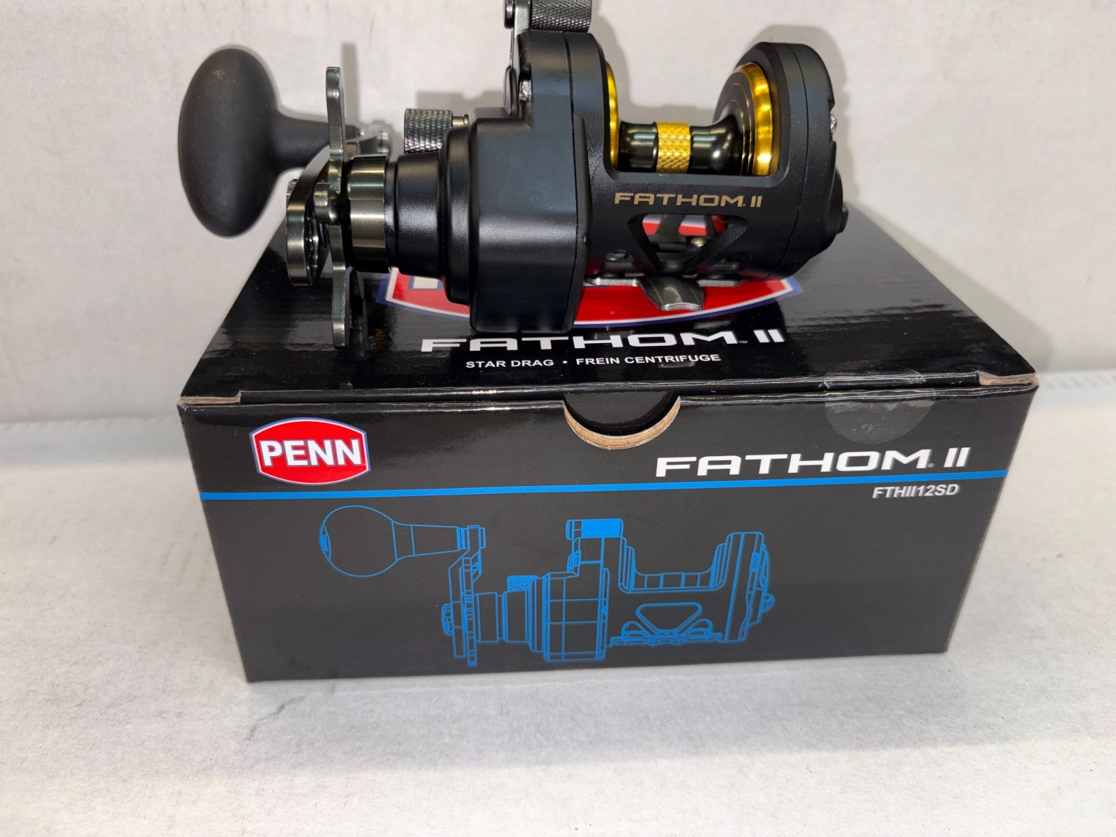 Penn Fathom II Star Drag FTHII12SD Sea Fishing Mutiplier Reel New Quick Delivery