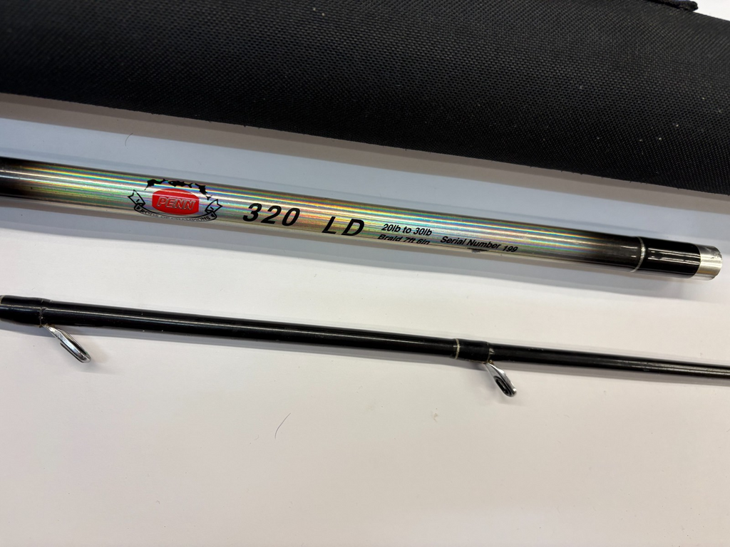 PENN 320 LD 7ft 6" 20/30LB no 199 RARE Sea Boat Fishing Rod Mint Quick Delivery