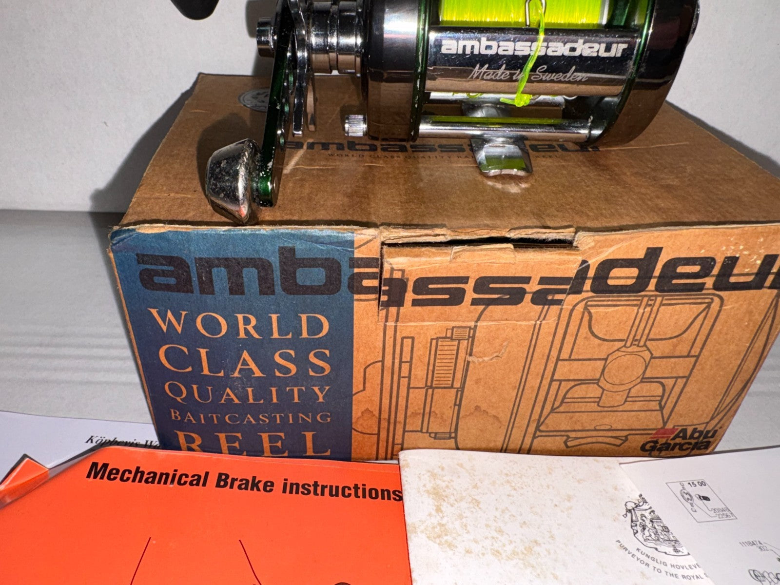 Abu Garcia Ambassadeur 6500 C3 CT  SEA Fishing SWEDEN G Reel Good Quick Delivery