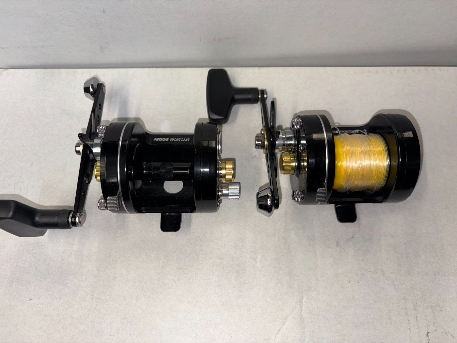 2x Pair Akios Shuttle 656 STR KURO LEFT HAND SEA Fishing Reel Quick Delivery