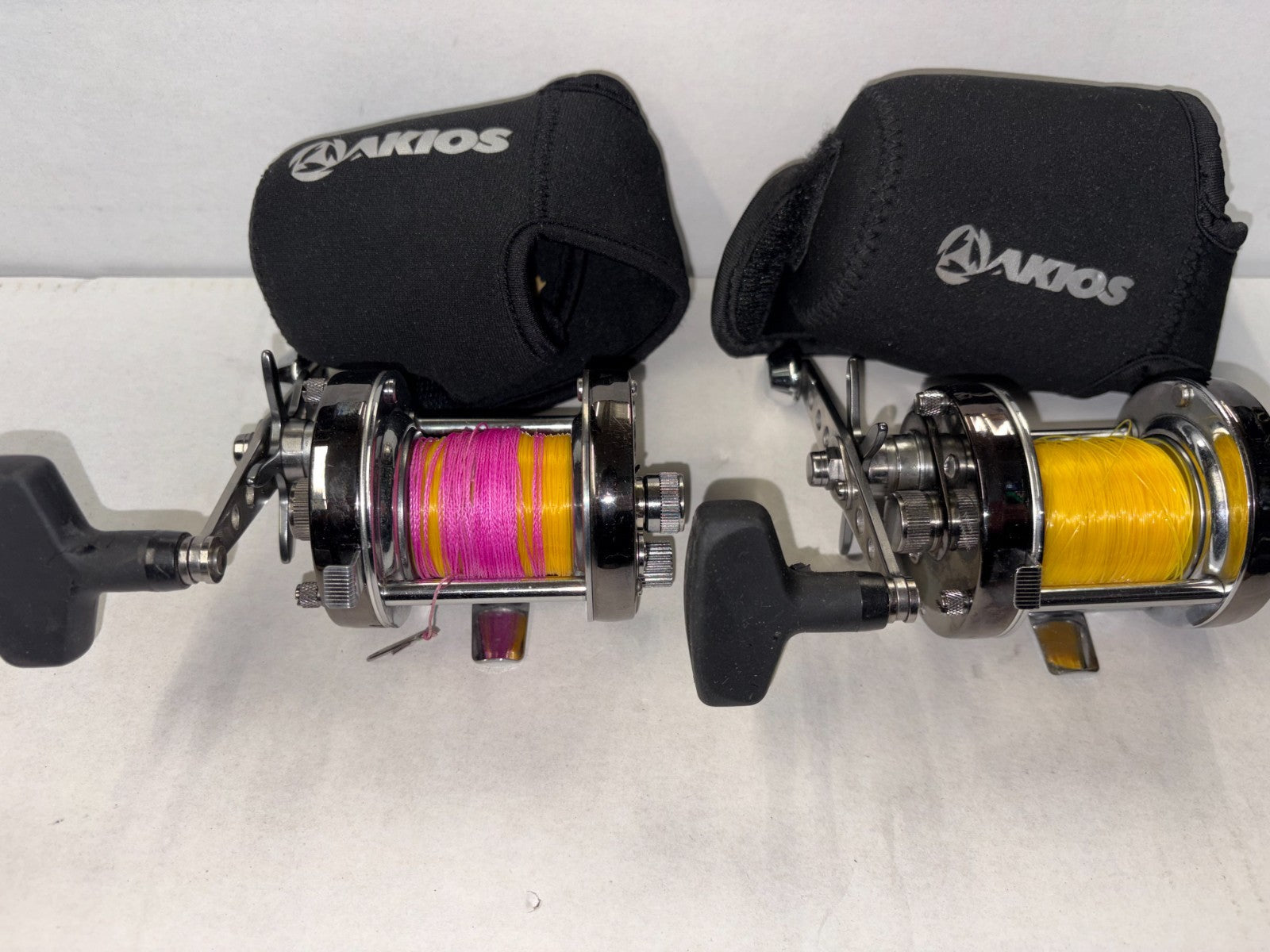 2x Pair Akios S-LINE 651 CTM LEFT HAND SEA Fishing Reel Quick Delivery