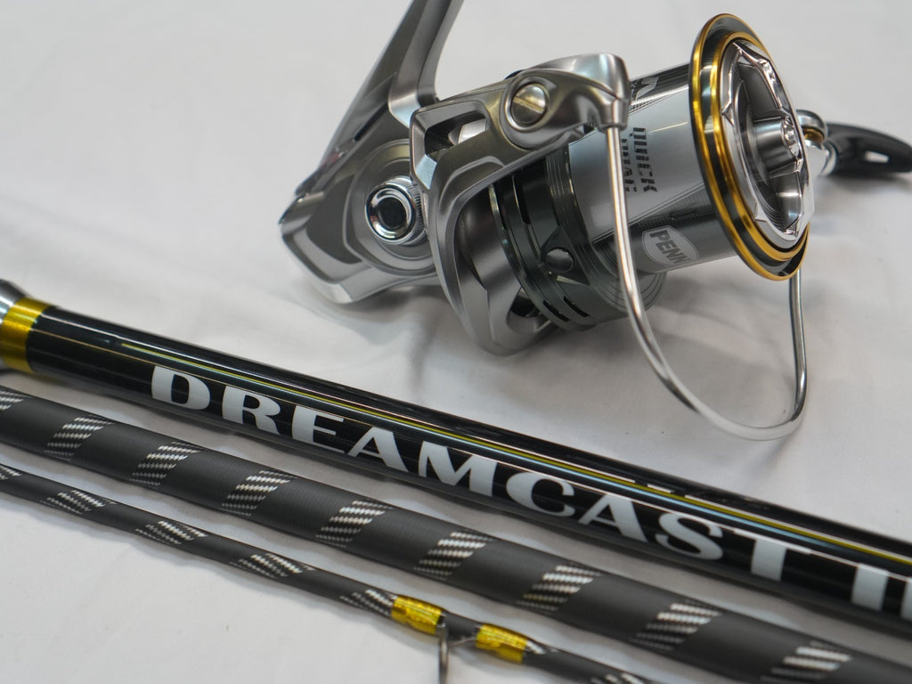 Dreamcast 3 + PENN TIDAL XT 8000 Combo14ft 4-6 oz Sea Fishing Rod Quick Delivery