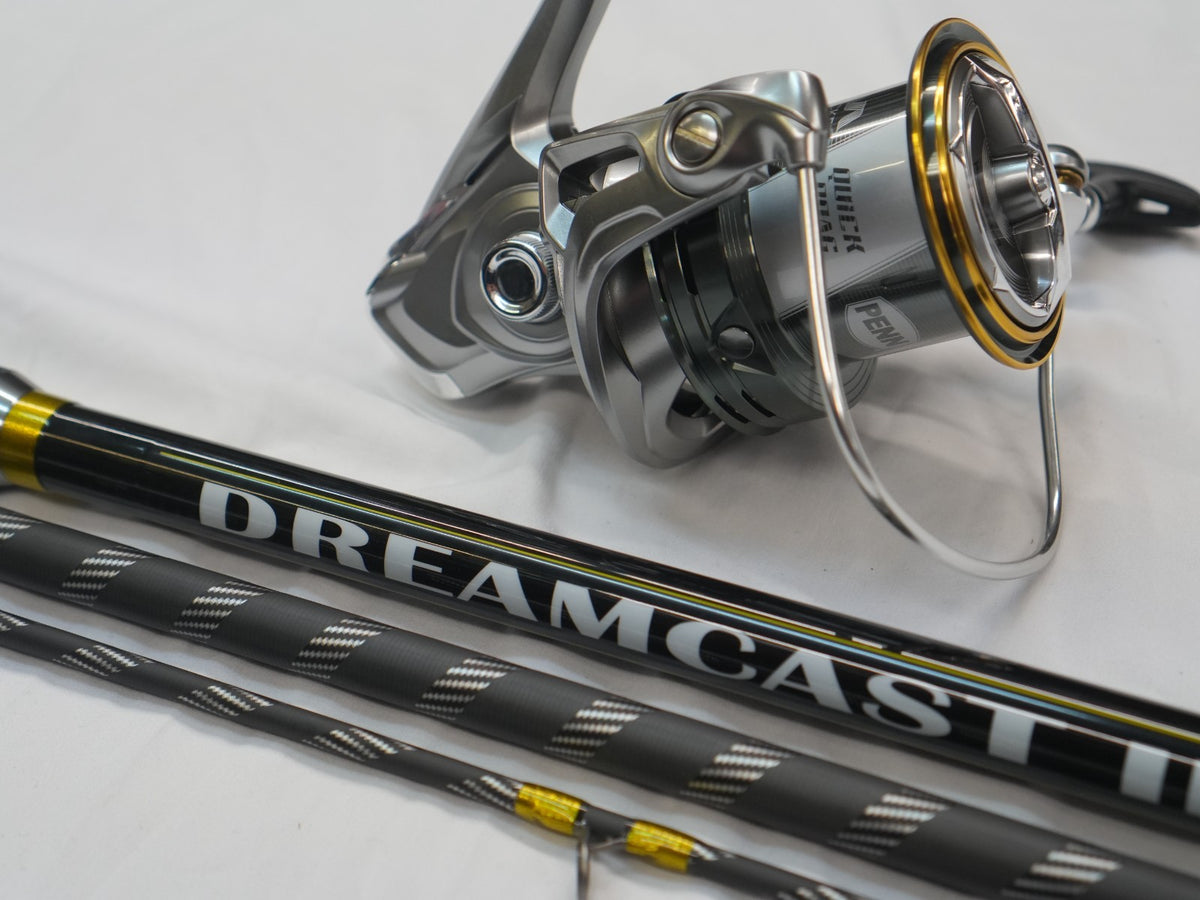 Dreamcast 3 + PENN TIDAL XT 8000 Combo14ft 4-6 oz Sea Fishing Rod Quick Delivery