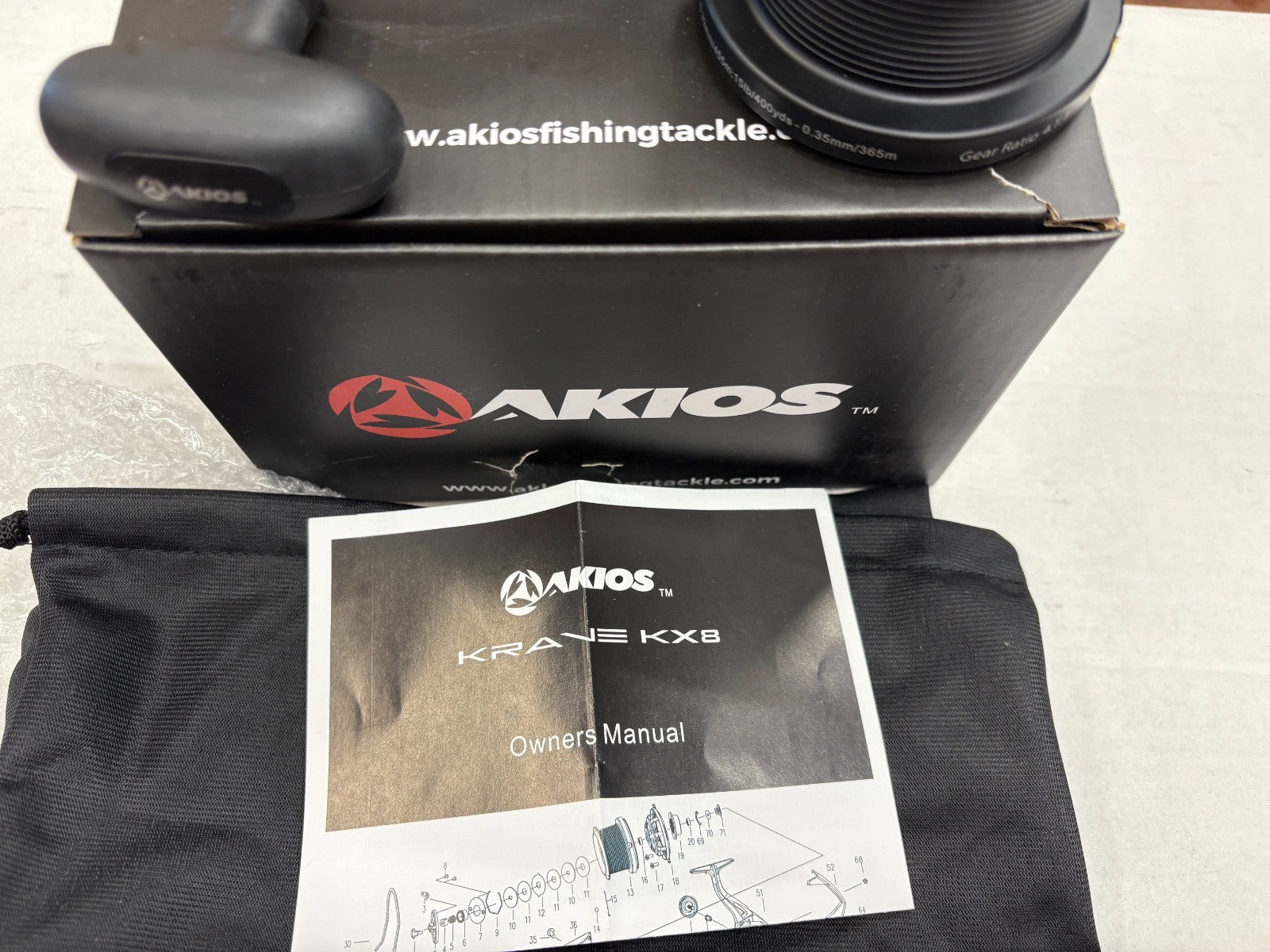 Akios Kyori KX8 Surf Casting Sea Fishing Reel Brand New Quick Delivery