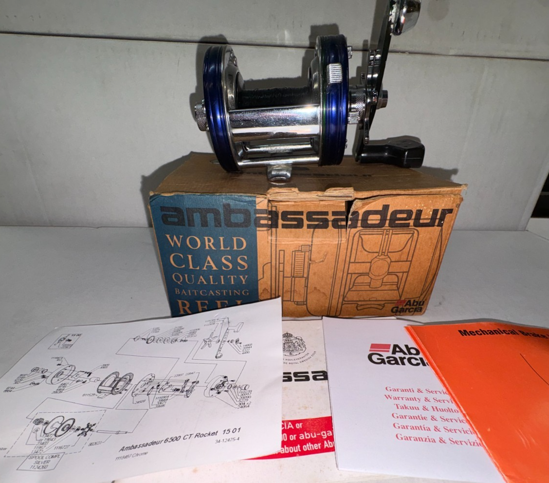 Abu Garcia Ambassadeur 6500 C3  SEA Fishing SWEDEN Reel Good Quick Delivery