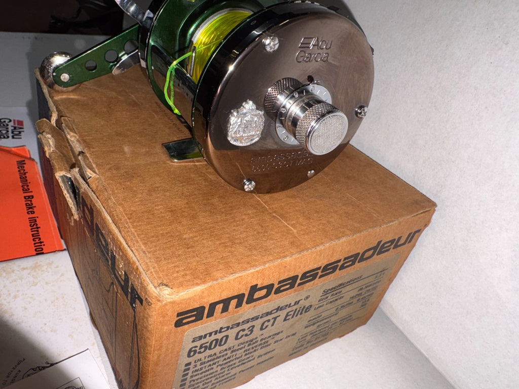 Abu Garcia Ambassadeur 6500 C3 CT  SEA Fishing SWEDEN G Reel Good Quick Delivery