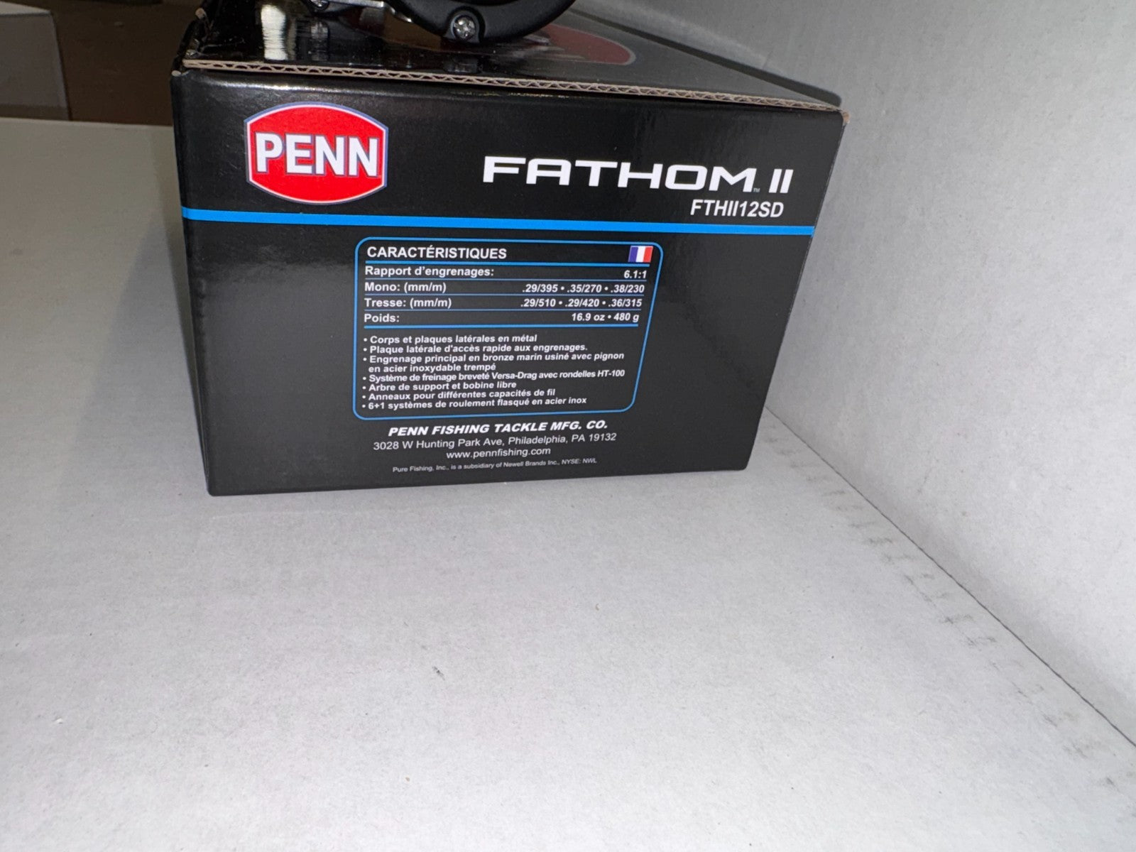 Penn Fathom II Star Drag FTHII12SD Sea Fishing Mutiplier Reel New Quick Delivery