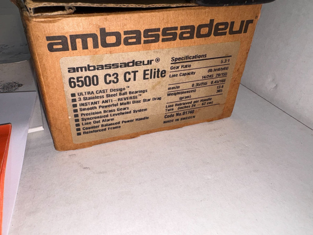 Abu Garcia Ambassadeur 6500 C3  SEA Fishing SWEDEN Reel Good Quick Delivery