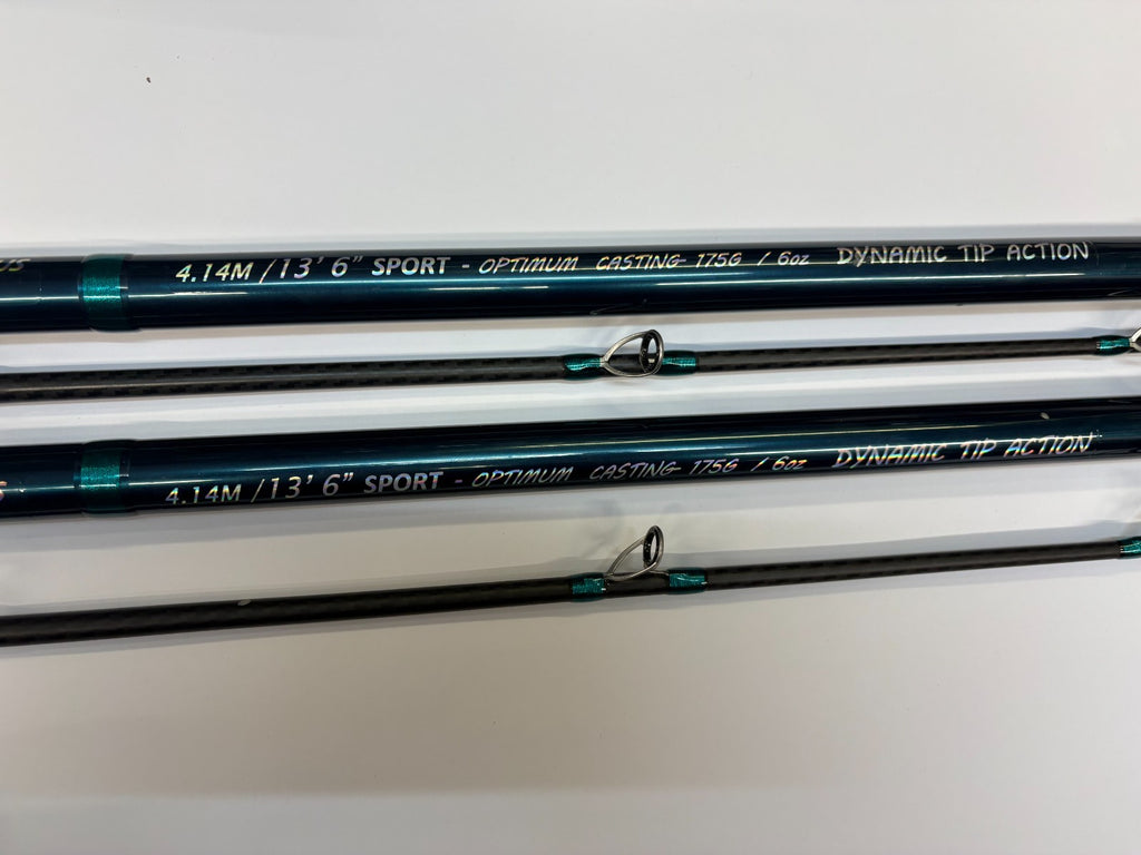 2x Pair Blackrock Zoominator 2G Surf 13ft 6" 3/6oz Sport Brand Sea Fishing Rod