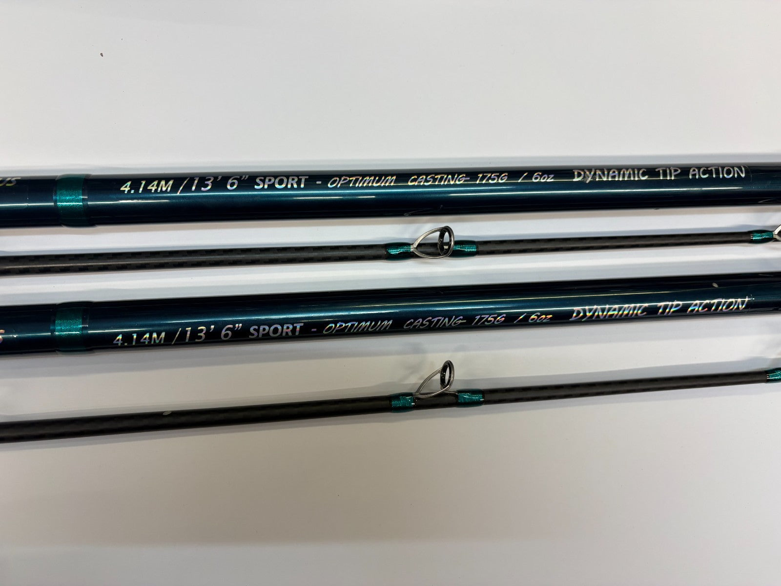 2x Pair Blackrock Zoominator 2G Surf 13ft 6" 3/6oz Sport Brand Sea Fishing Rod