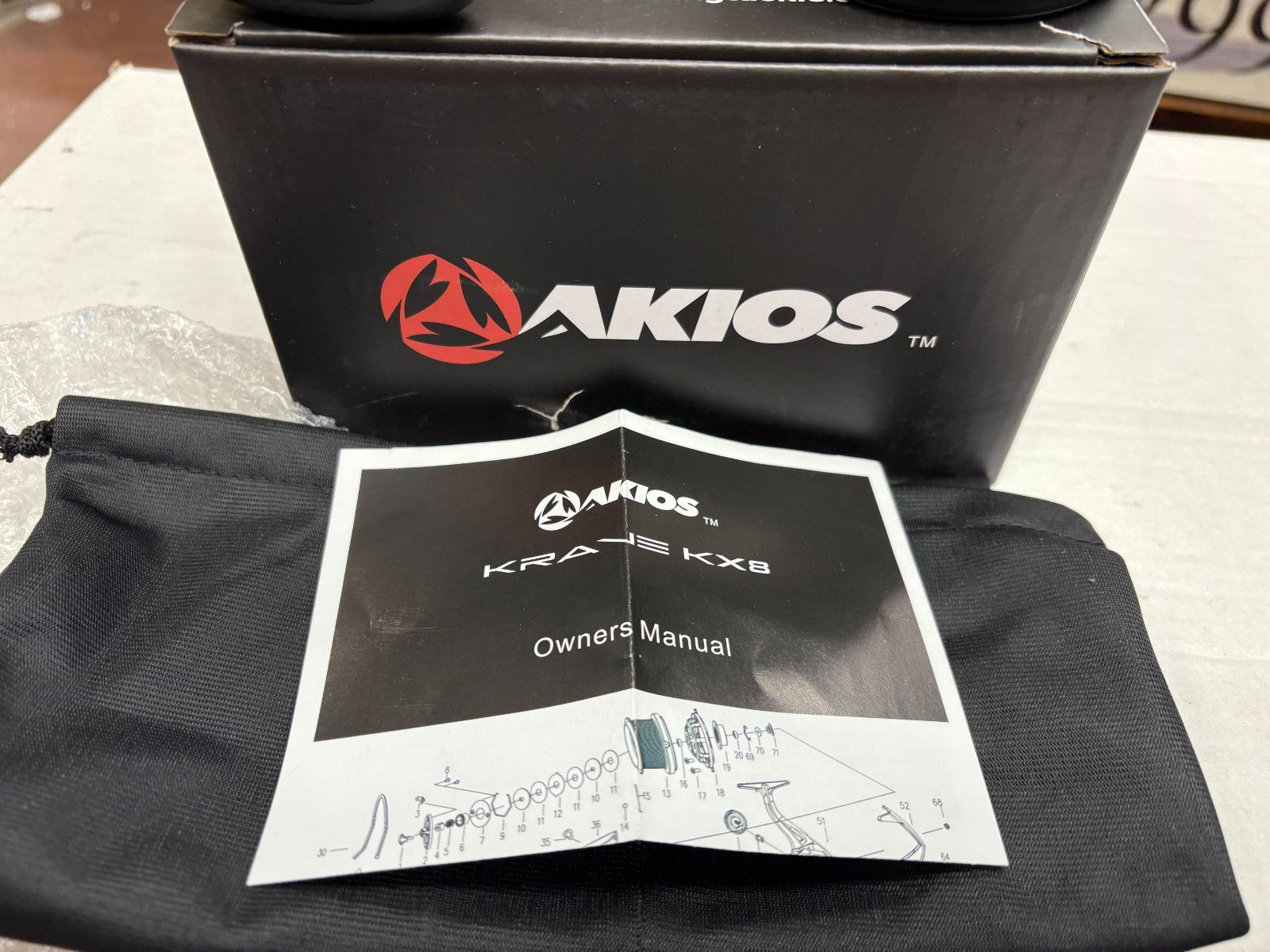 Akios Kyori KX8 Surf Casting Sea Fishing Reel Brand New Quick Delivery