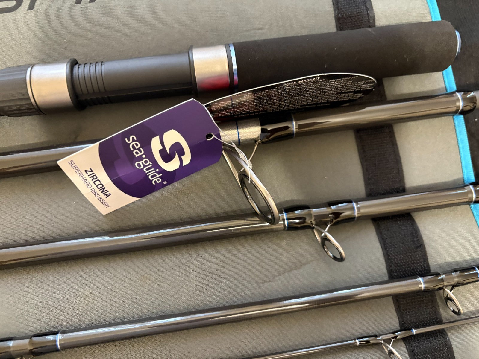 Akios IRONSPIN Long Cast 5 Piece Travel Lure Rod 90g 11FT 6" Quick Delivery