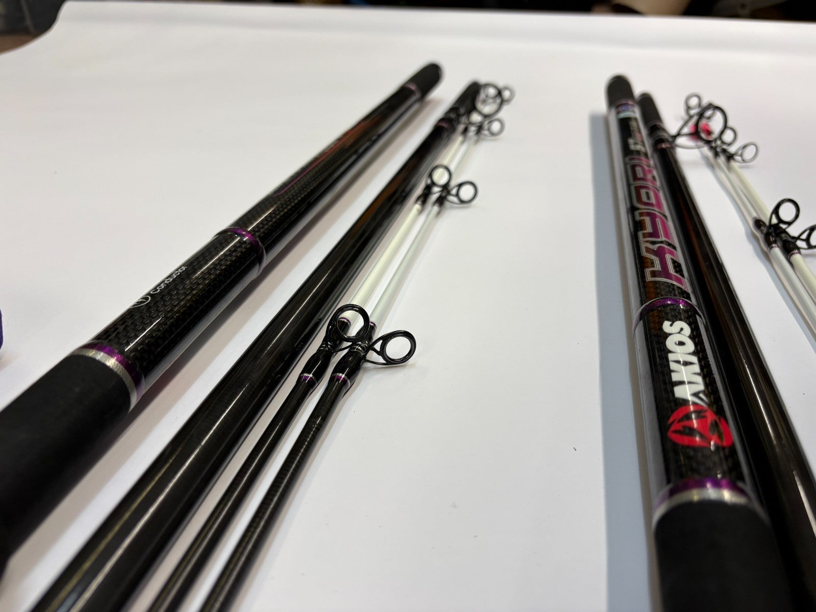 2x PAIR AKIOS Kyori ST 435 TT SRS 14ft 5" Great Sea Fishing Rod Quick Delivery