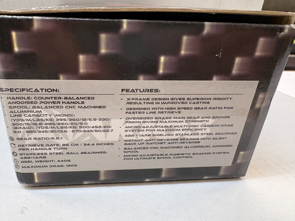 AKIOS NITRON F-15 SEA Fishing Multiplier Reel Red Great Quick Delivery