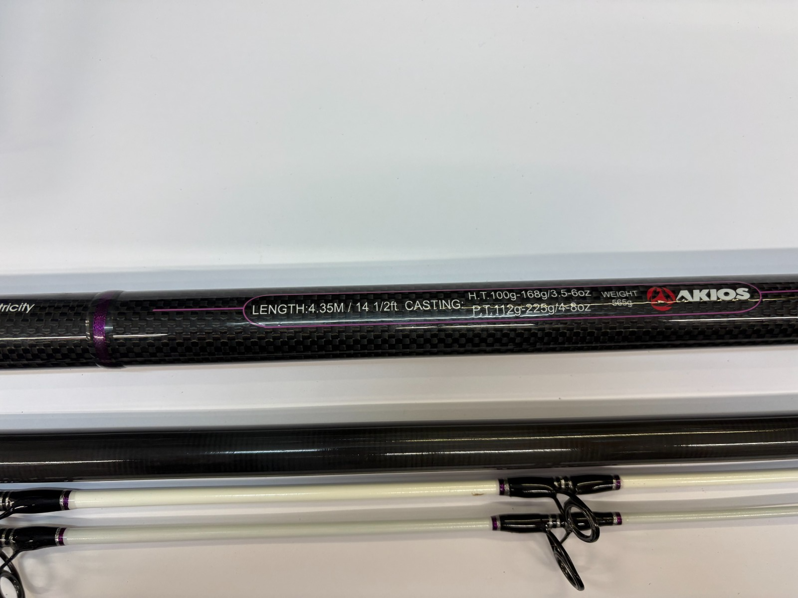 2x PAIR AKIOS Kyori ST 435 TT SRS 14ft 5" Great Sea Fishing Rod Quick Delivery