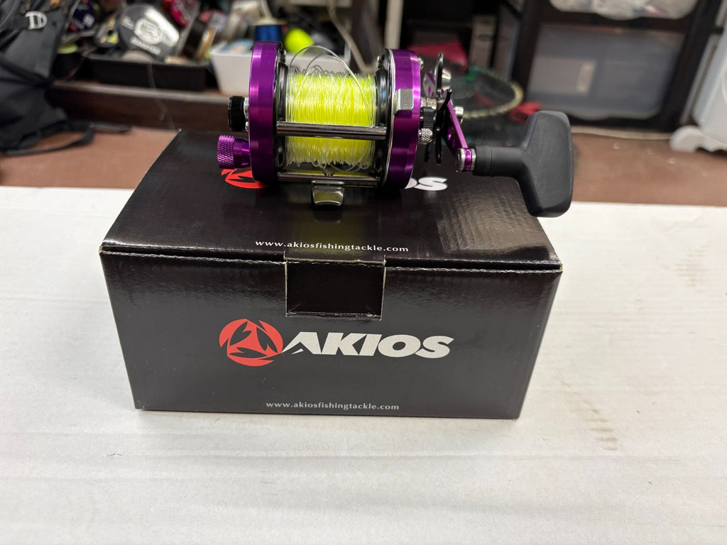 Akios Kyori 656 CTM Gun Smoke Purple Mutiplier Sea Fishing Reel Quick Delivery