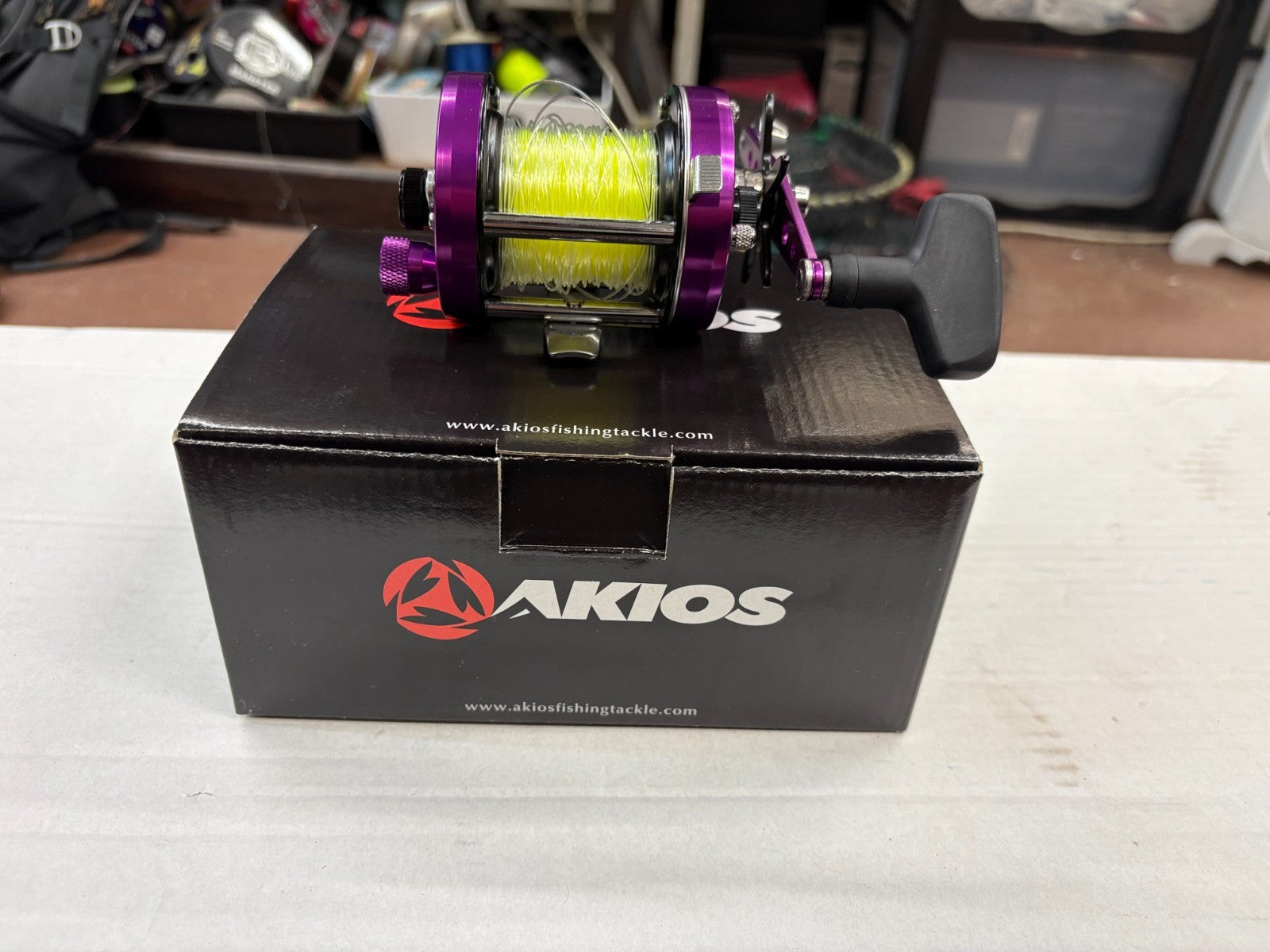 Akios Kyori 656 CTM Gun Smoke Purple Mutiplier Sea Fishing Reel Quick Delivery