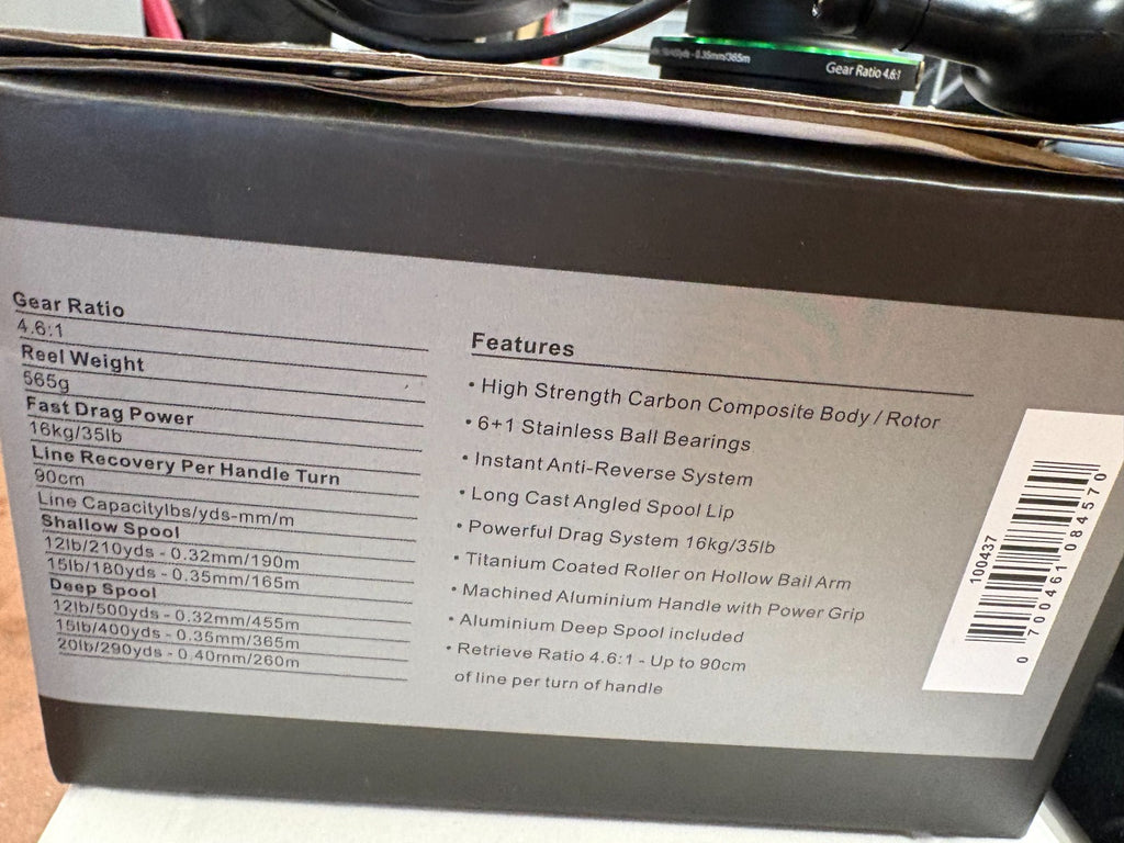 Akios Fury FX8 Surf Casting Sea Fishing Reel Brand New Quick Delivery