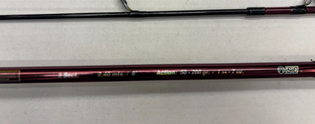 Grauvell Rodas 240 Carbon 1.5oz - 7oz 8ft Good Sea Boat Fishing Rod Quick Post