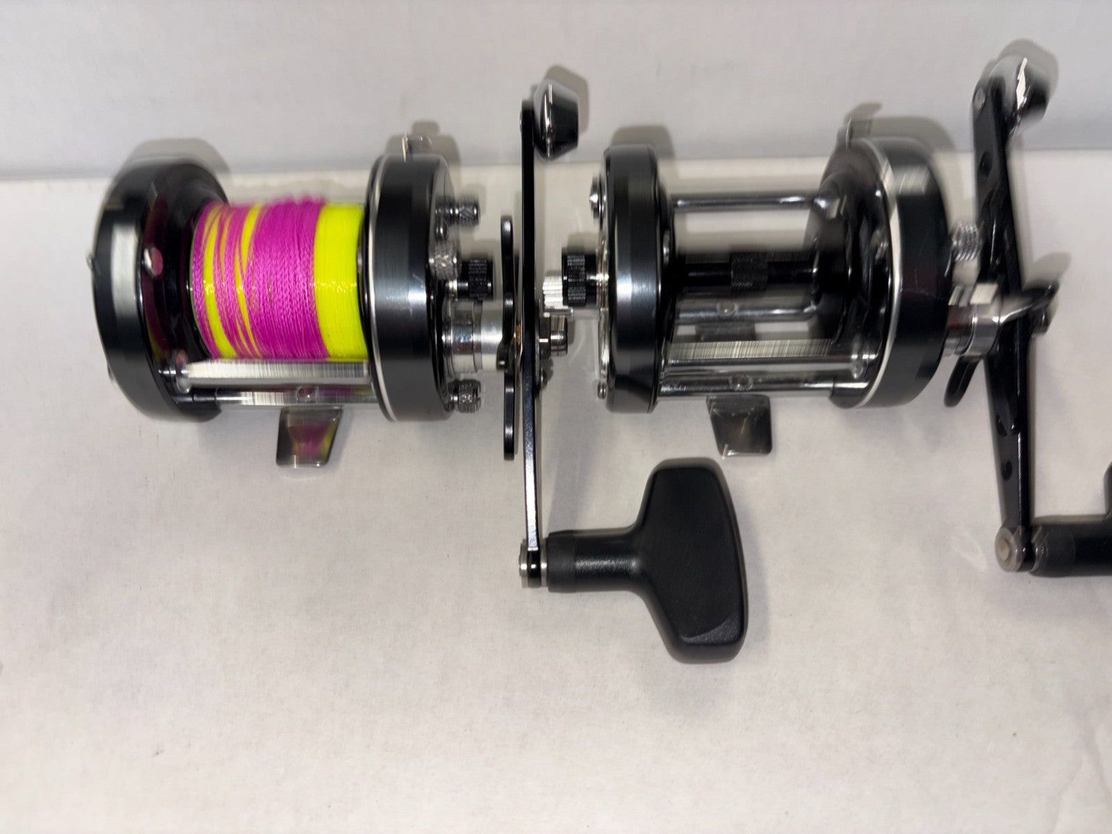 2x Pair Akios S-LINE 651 CTM GRX GREY LEFT HAND SEA Fishing Reel Quick Delivery