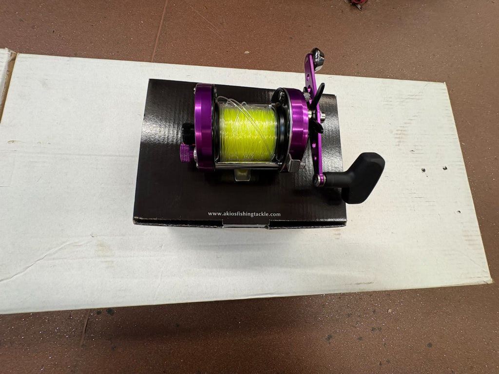 Akios Kyori 656 CTM Gun Smoke Purple Mutiplier Sea Fishing Reel Quick Delivery
