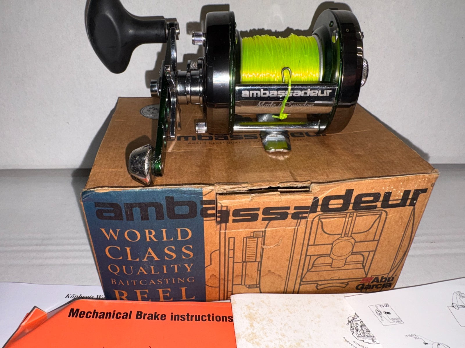 Abu Garcia Ambassadeur 6500 C3 CT  SEA Fishing SWEDEN G Reel Good Quick Delivery