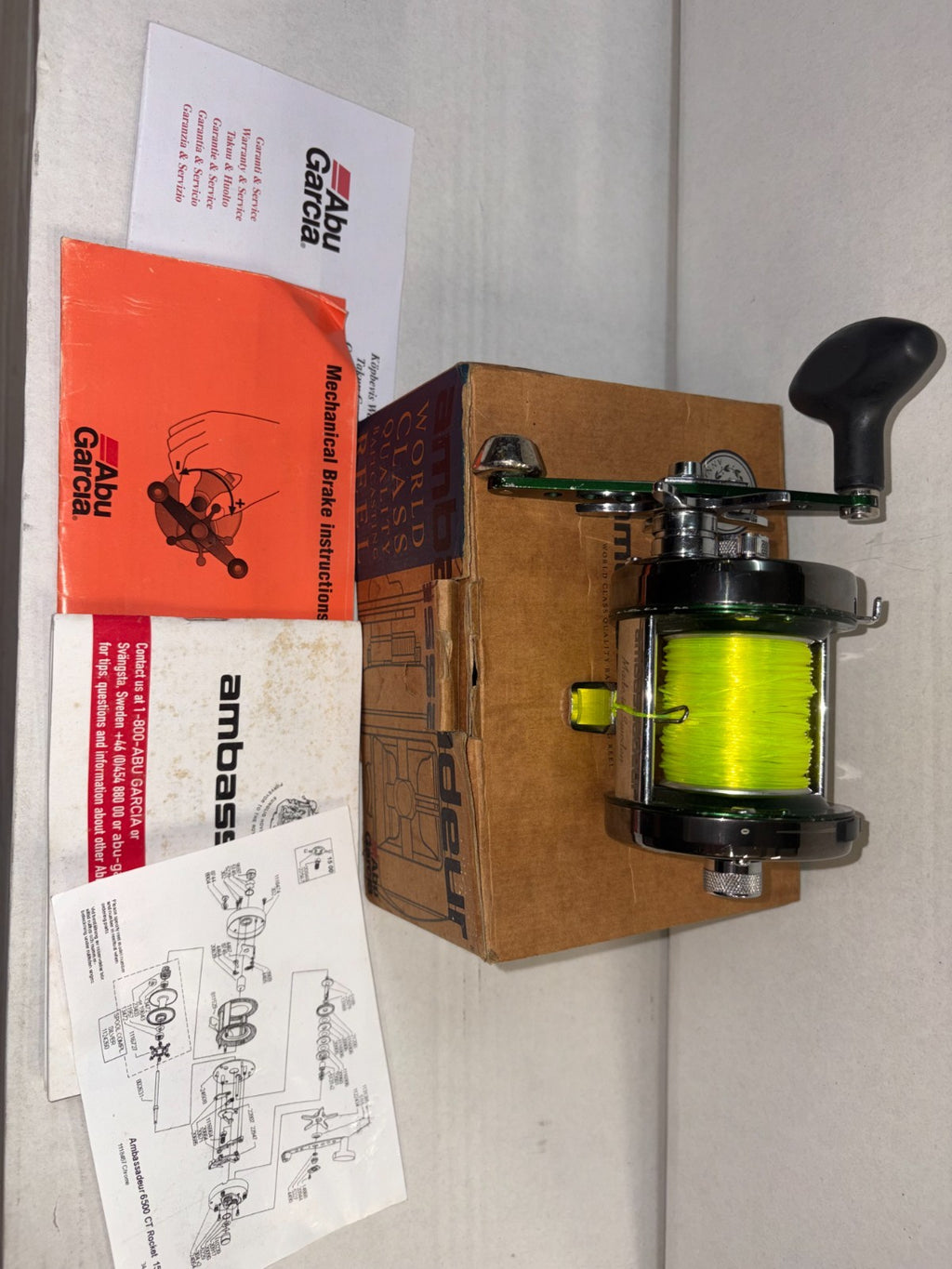 Abu Garcia Ambassadeur 6500 C3 CT  SEA Fishing SWEDEN G Reel Good Quick Delivery