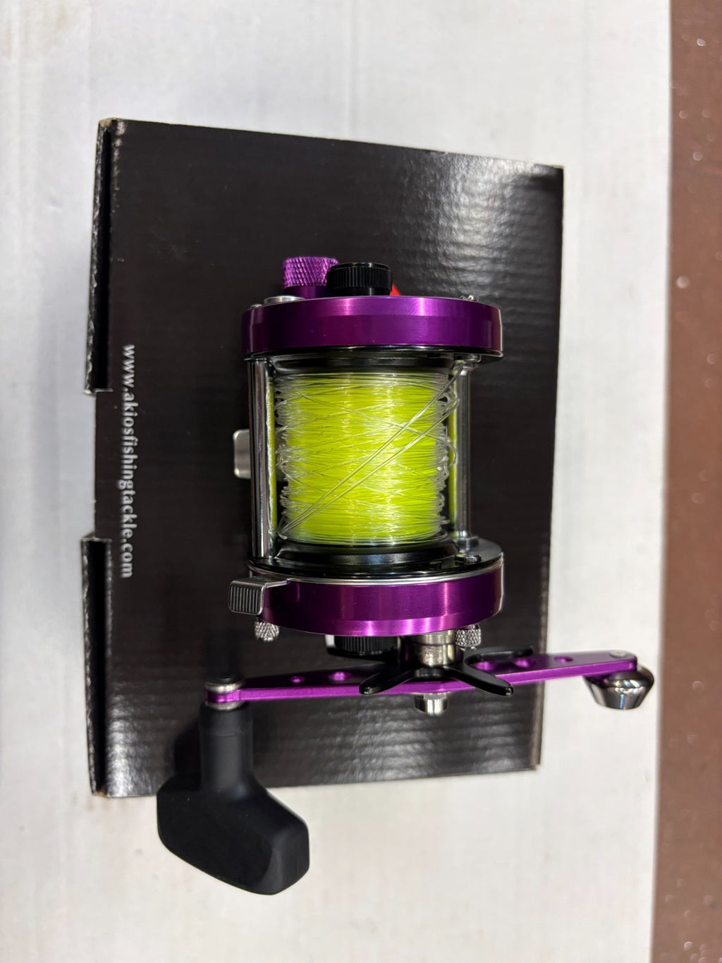 Akios Kyori 656 CTM Gun Smoke Purple Mutiplier Sea Fishing Reel Quick Delivery