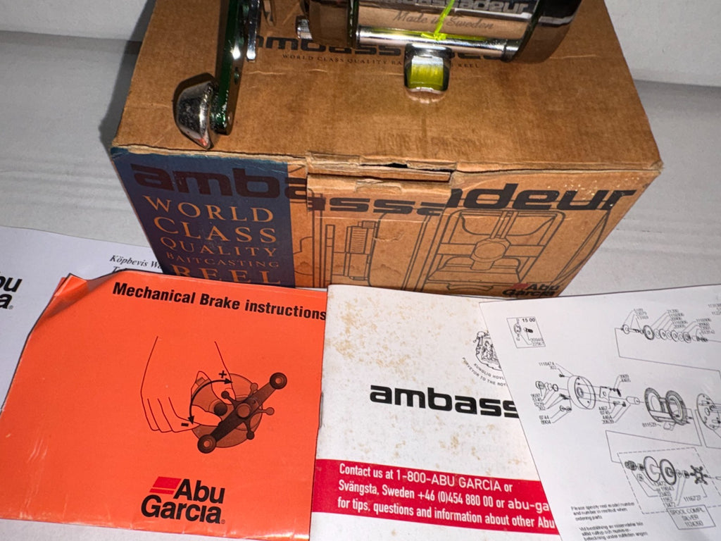 Abu Garcia Ambassadeur 6500 C3 CT  SEA Fishing SWEDEN G Reel Good Quick Delivery