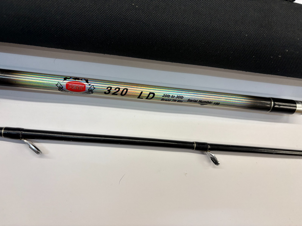 PENN 320 LD 7ft 6" 20/30LB no 199 RARE Sea Boat Fishing Rod Mint Quick Delivery