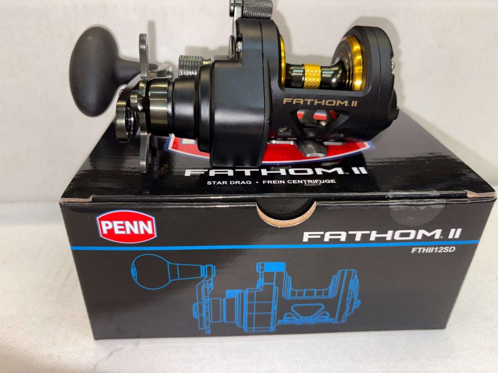 Penn Fathom II Star Drag FTHII12SD Sea Fishing Mutiplier Reel New Quick Delivery