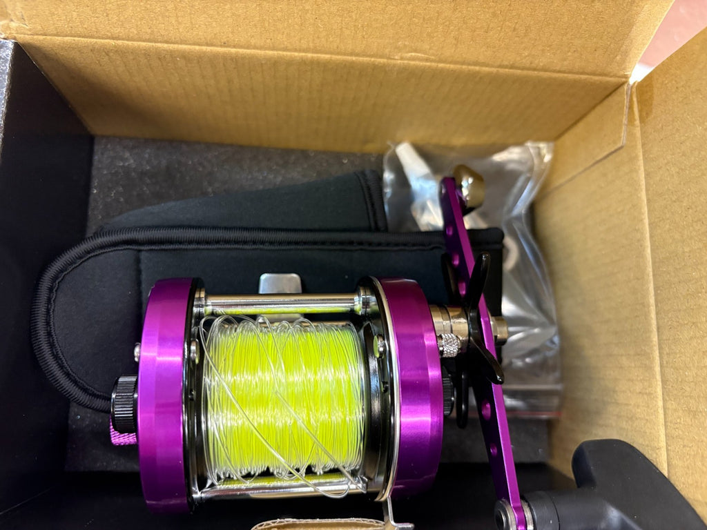 Akios Kyori 656 CTM Gun Smoke Purple Mutiplier Sea Fishing Reel Quick Delivery