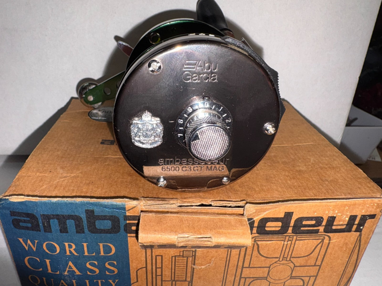 Abu Garcia Ambassadeur 6500 C3 CT  SEA Fishing SWEDEN G Reel Good Quick Delivery