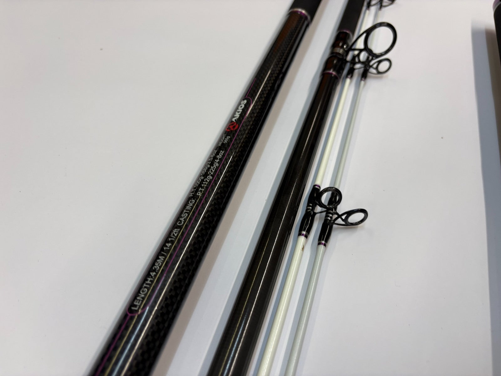 2x PAIR AKIOS Kyori ST 435 TT SRS 14ft 5" Great Sea Fishing Rod Quick Delivery