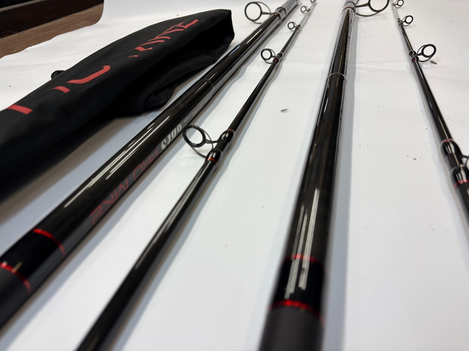 2x Pair Anyfish Anywhere GBFS PRO MK2 14ft" 5-7oz Mint Sea Fishing Rod Quick Pos