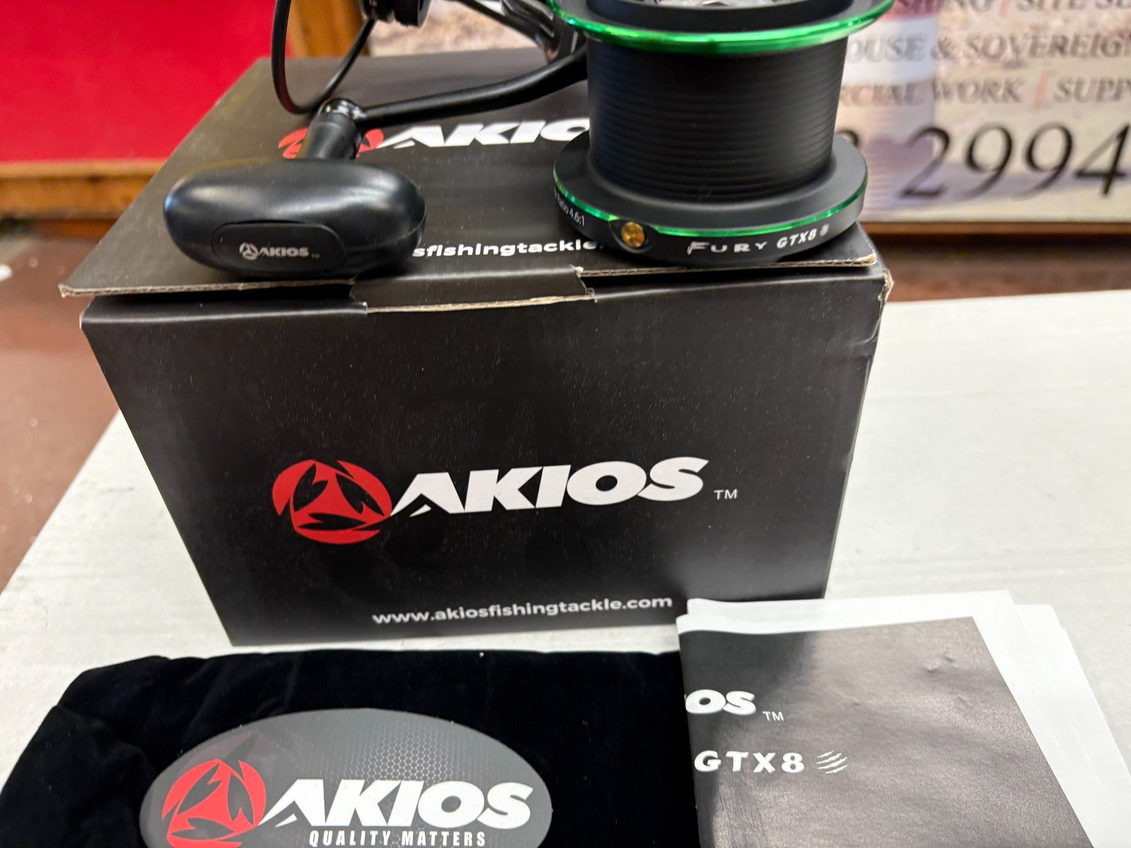 Akios Fury FX8 Surf Casting Sea Fishing Reel Brand New Quick Delivery
