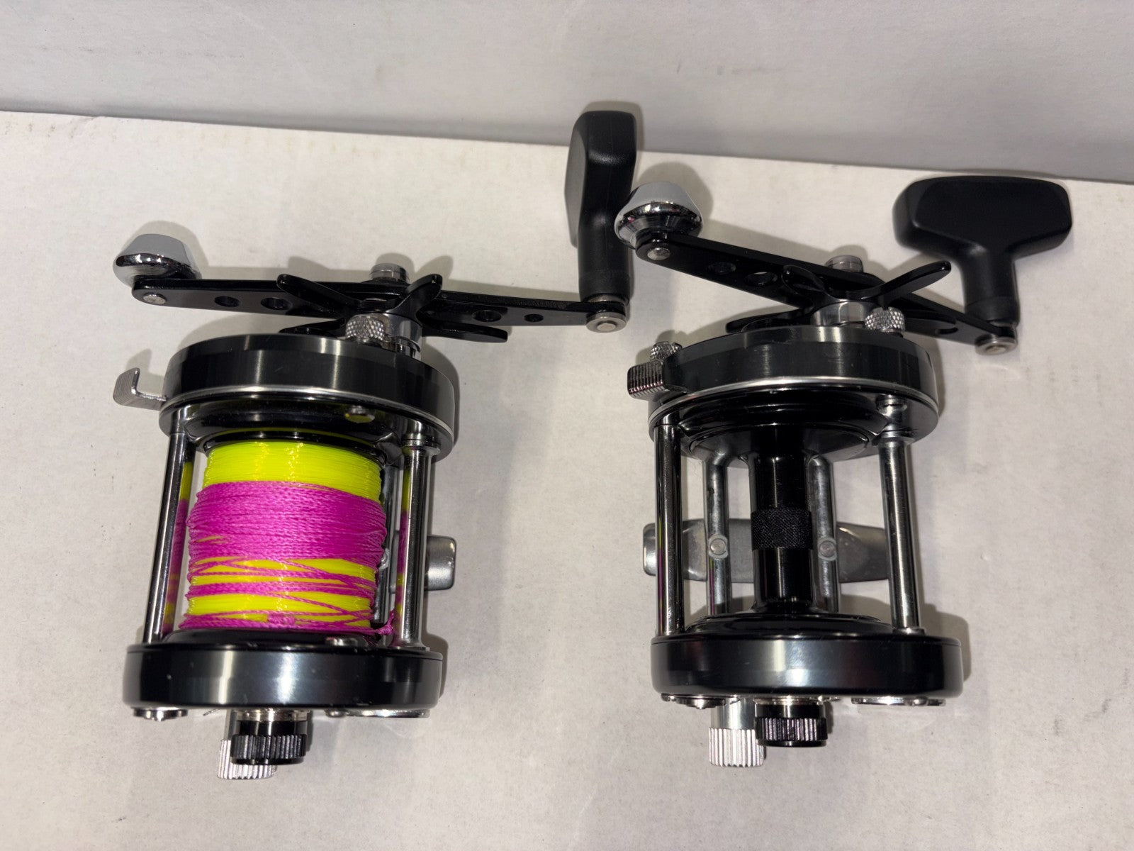 2x Pair Akios S-LINE 651 CTM GRX GREY LEFT HAND SEA Fishing Reel Quick Delivery