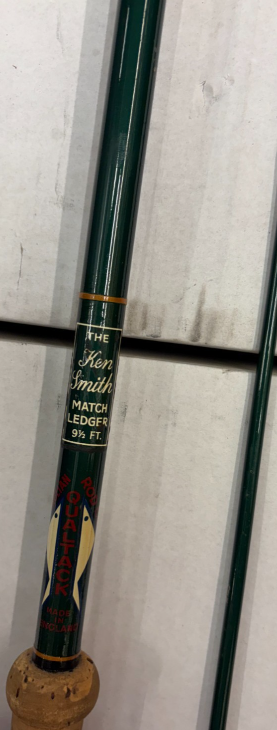 Ken Smith Match Ledger 9ft 5" Glass Feeder ENGLAND Carp Fishing Rod Quick Post