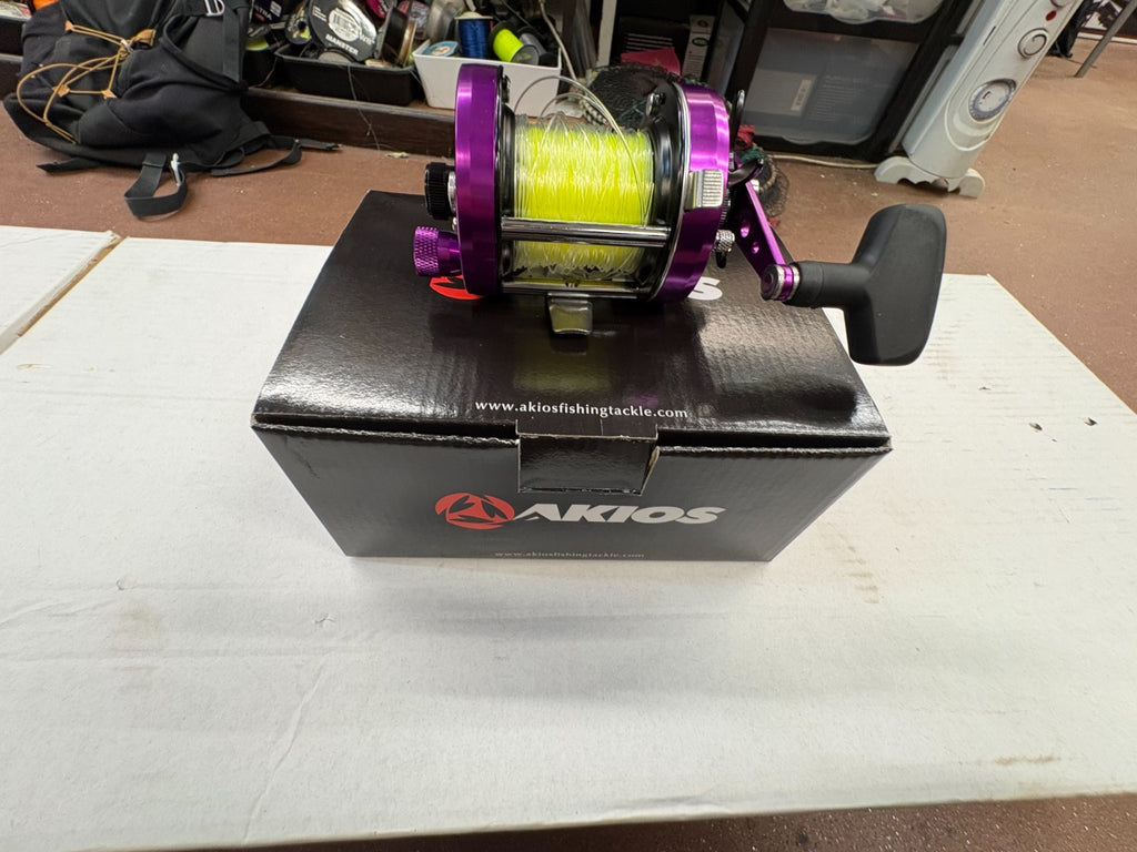 Akios Kyori 656 CTM Gun Smoke Purple Mutiplier Sea Fishing Reel Quick Delivery
