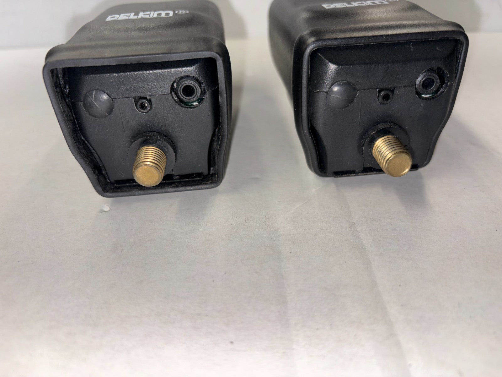 2x Pair Delkim EV Plus Purple Led fishing bite alarm carp set up gear Quick Post