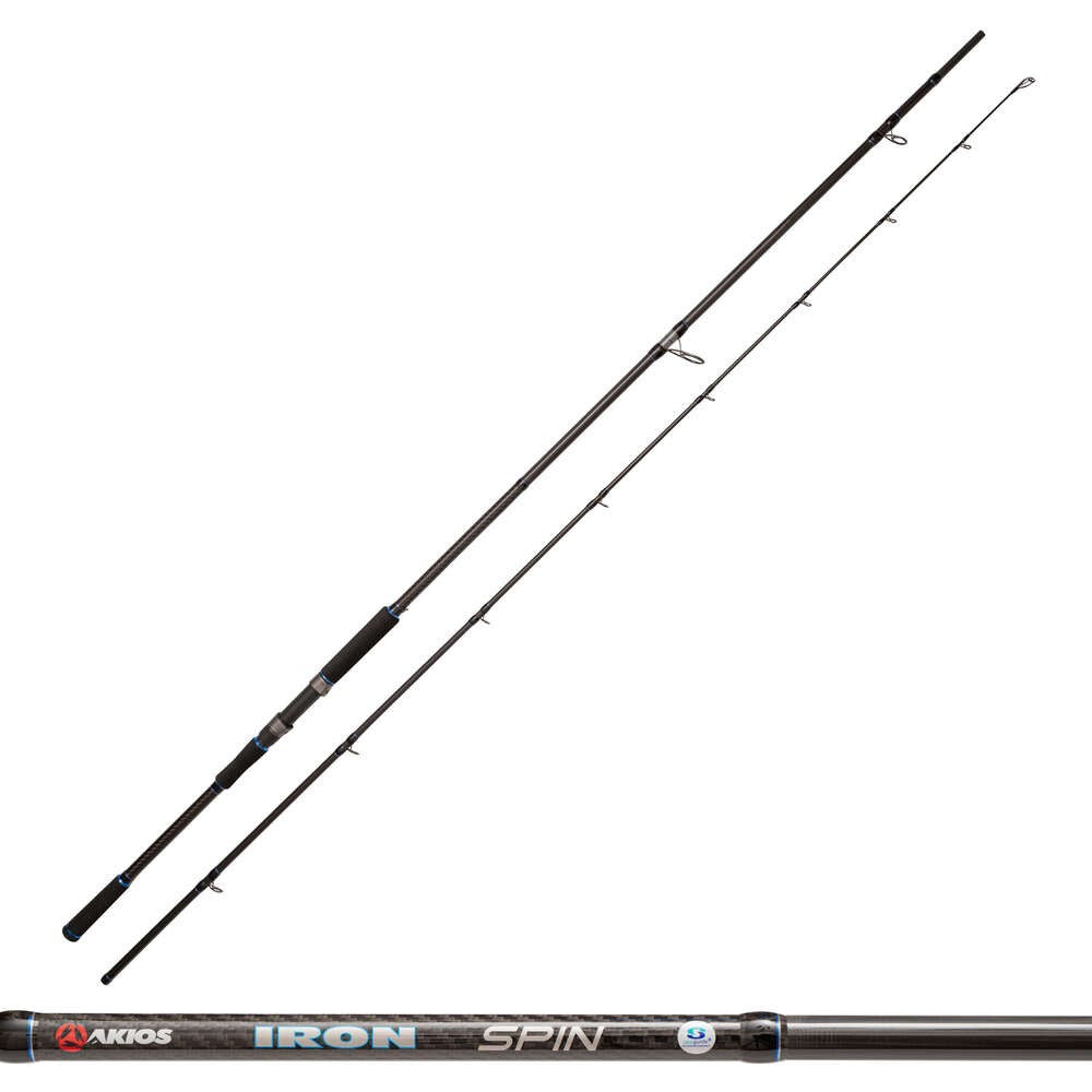 Akios IRONSPIN Long Cast Lure Rod 11ft 6" Sea Fishing Surf Rod Quick Delivery