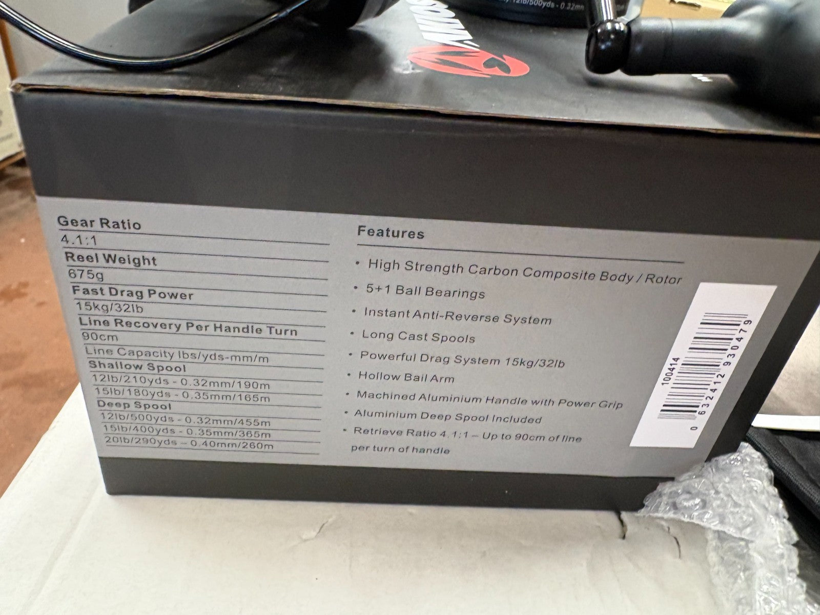 Akios Kyori KX8 Surf Casting Sea Fishing Reel Brand New Quick Delivery