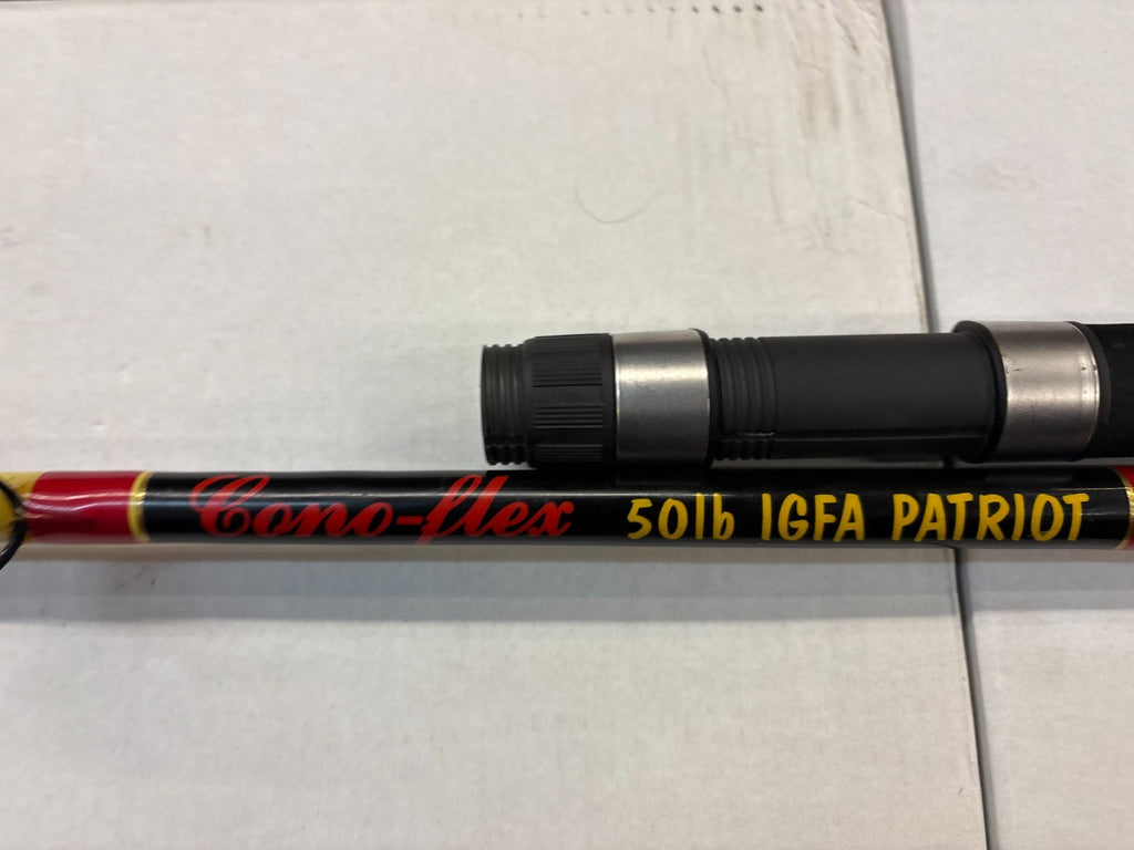 Conoflex 50LB IGFA PATRIOT 7ft 6"  Boat Sea FISHING Rod Great Quick Delivery