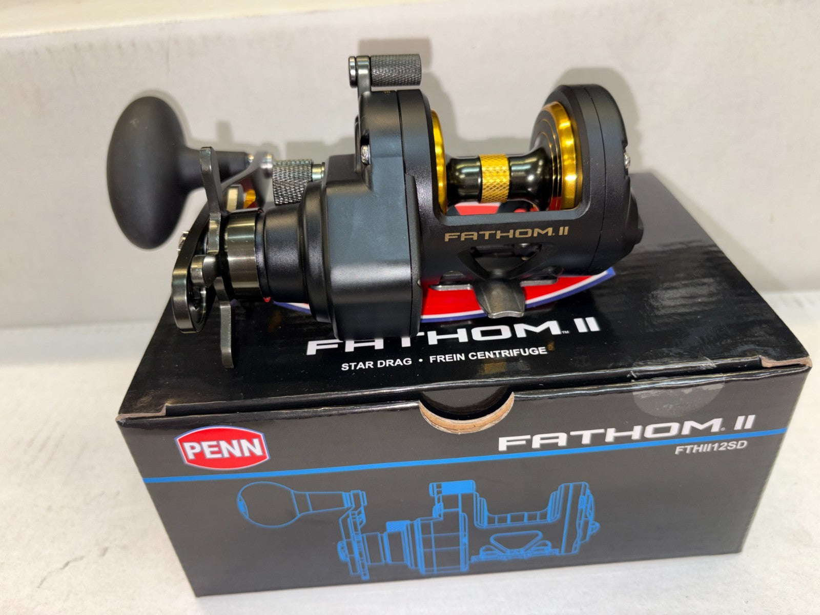 Penn Fathom II Star Drag FTHII12SD Sea Fishing Mutiplier Reel New Quick Delivery