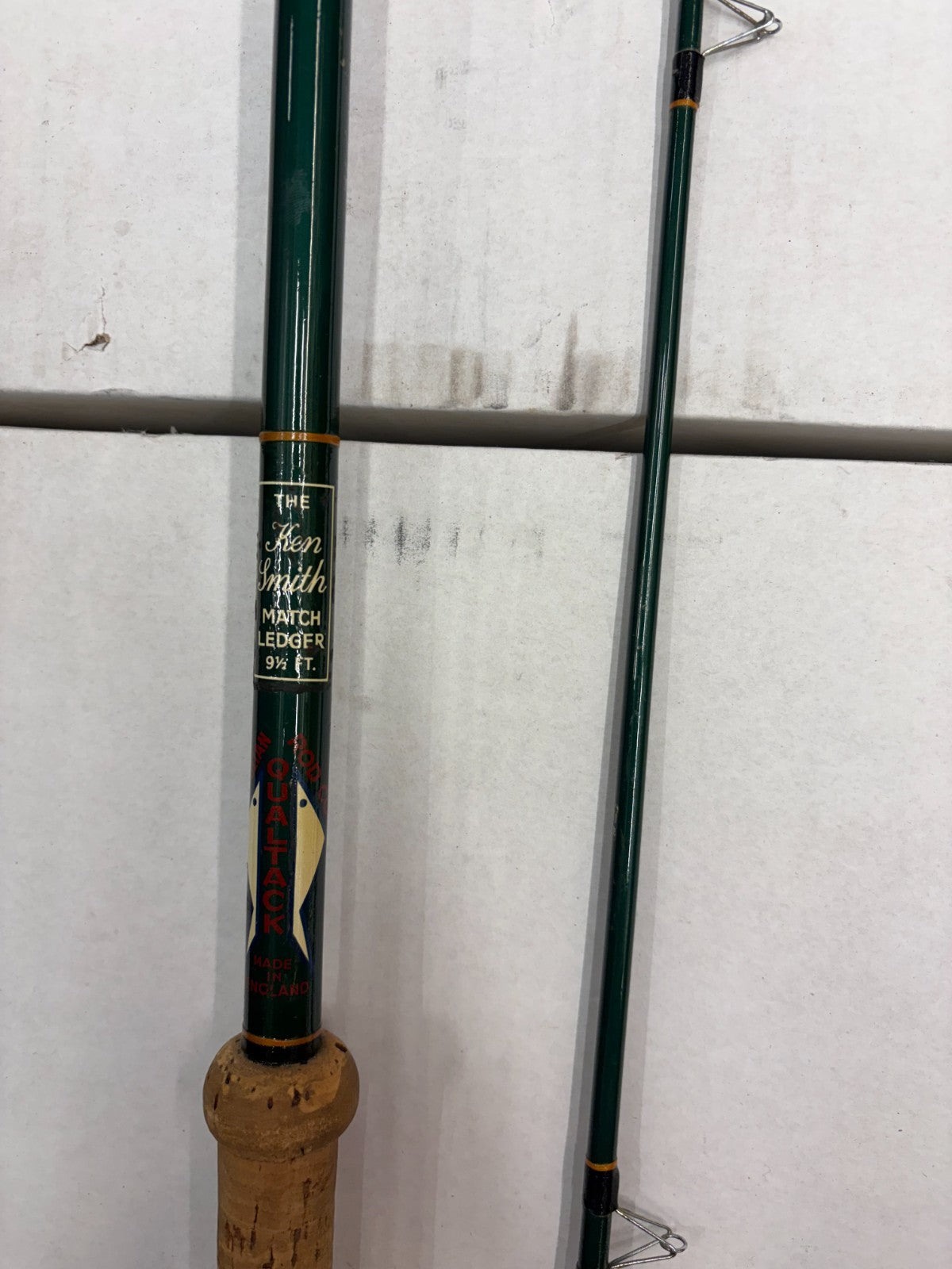 Ken Smith Match Ledger 9ft 5" Glass Feeder ENGLAND Carp Fishing Rod Quick Post