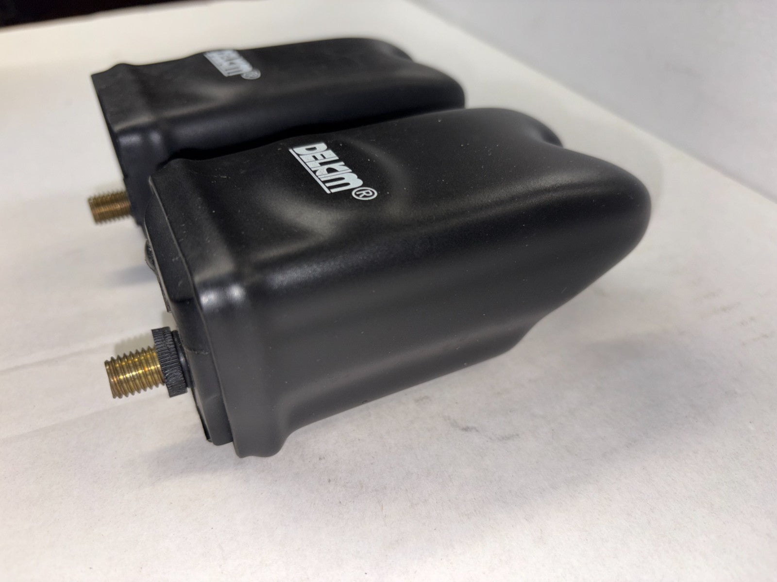 2x Pair Delkim EV Plus Purple Led fishing bite alarm carp set up gear Quick Post