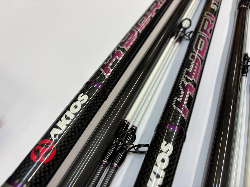 2x PAIR AKIOS Kyori ST 435 TT SRS 14ft 5" Great Sea Fishing Rod Quick Delivery