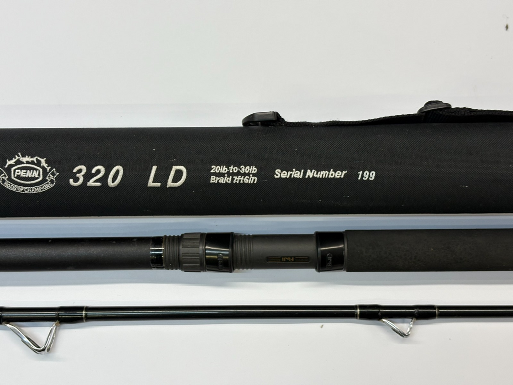 PENN 320 LD 7ft 6" 20/30LB no 199 RARE Sea Boat Fishing Rod Mint Quick Delivery