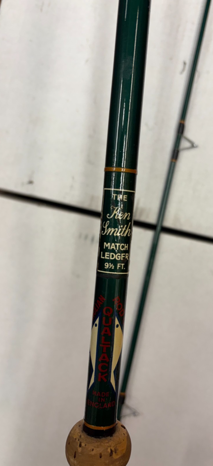 Ken Smith Match Ledger 9ft 5" Glass Feeder ENGLAND Carp Fishing Rod Quick Post