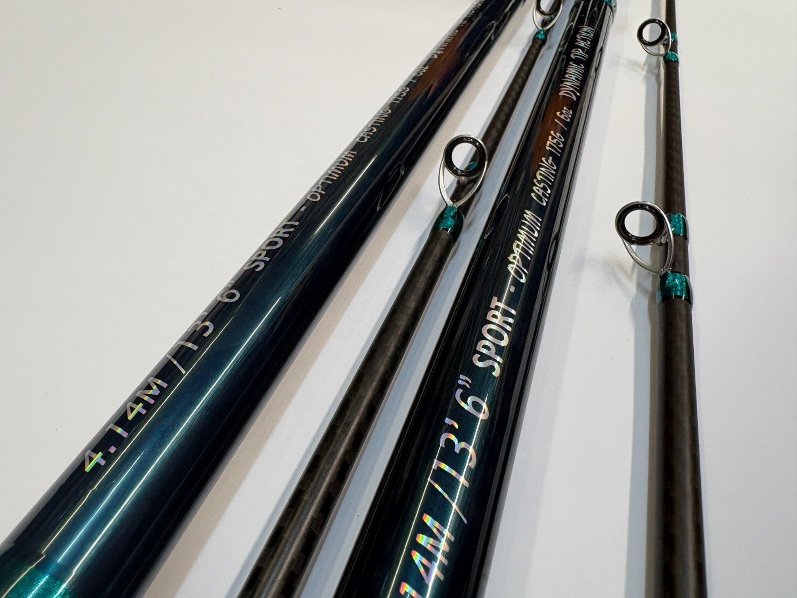 2x Pair Blackrock Zoominator 2G Surf 13ft 6" 3/6oz Sport Brand Sea Fishing Rod